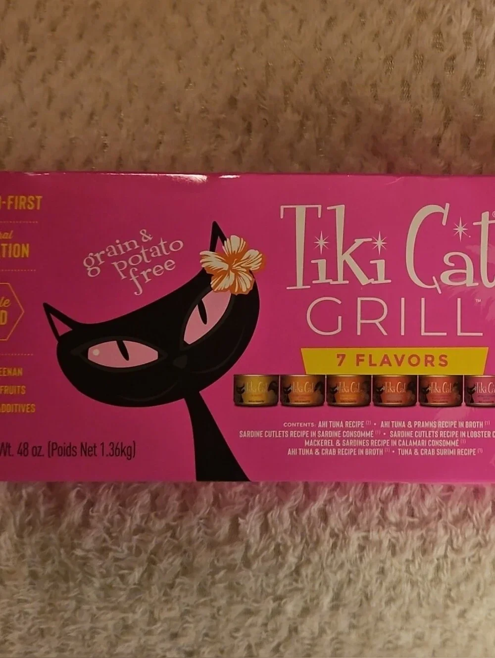 Grill Wet Cat Food Variety Pack - Pink